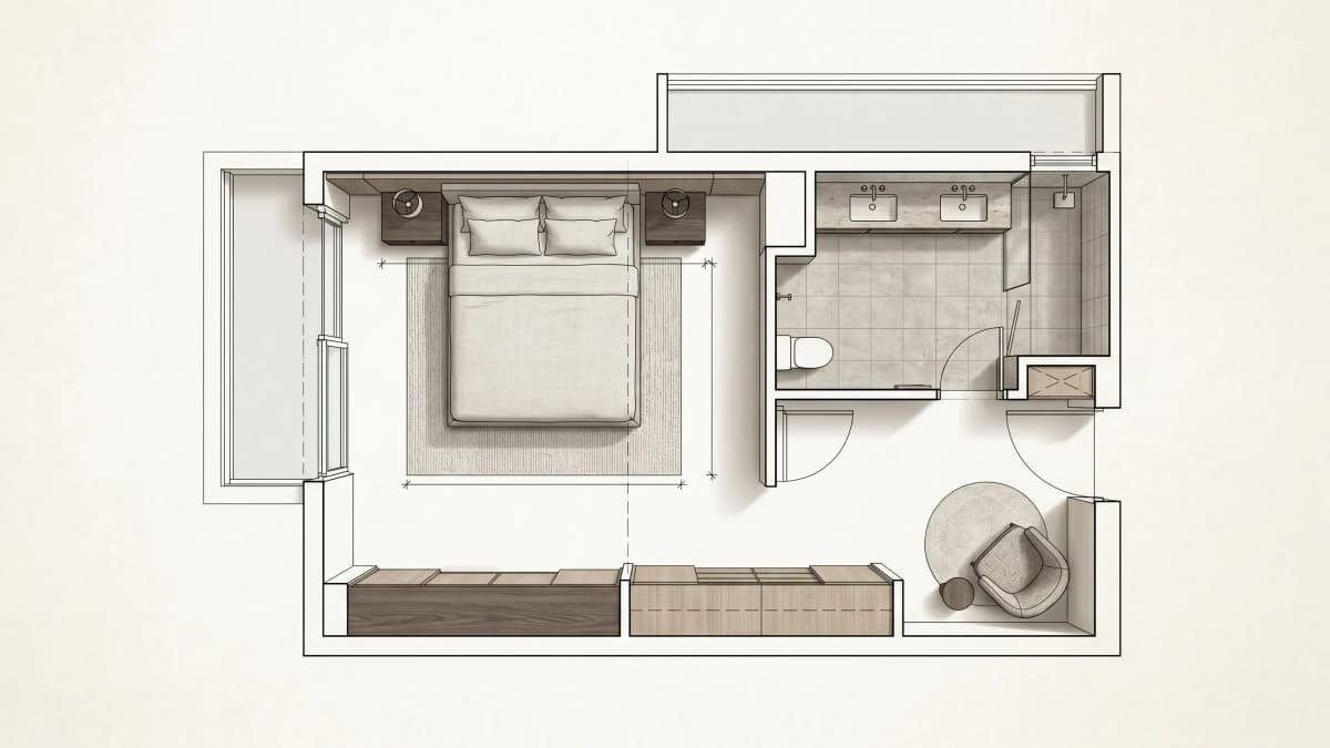The Master Bedroom Layout