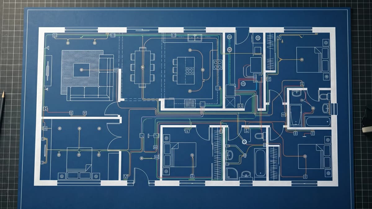 Residential House Wiring Layout