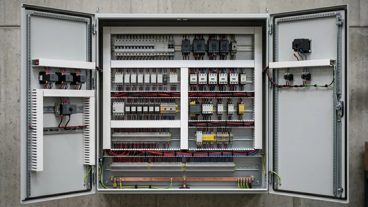 Industrial Control Panel Layout