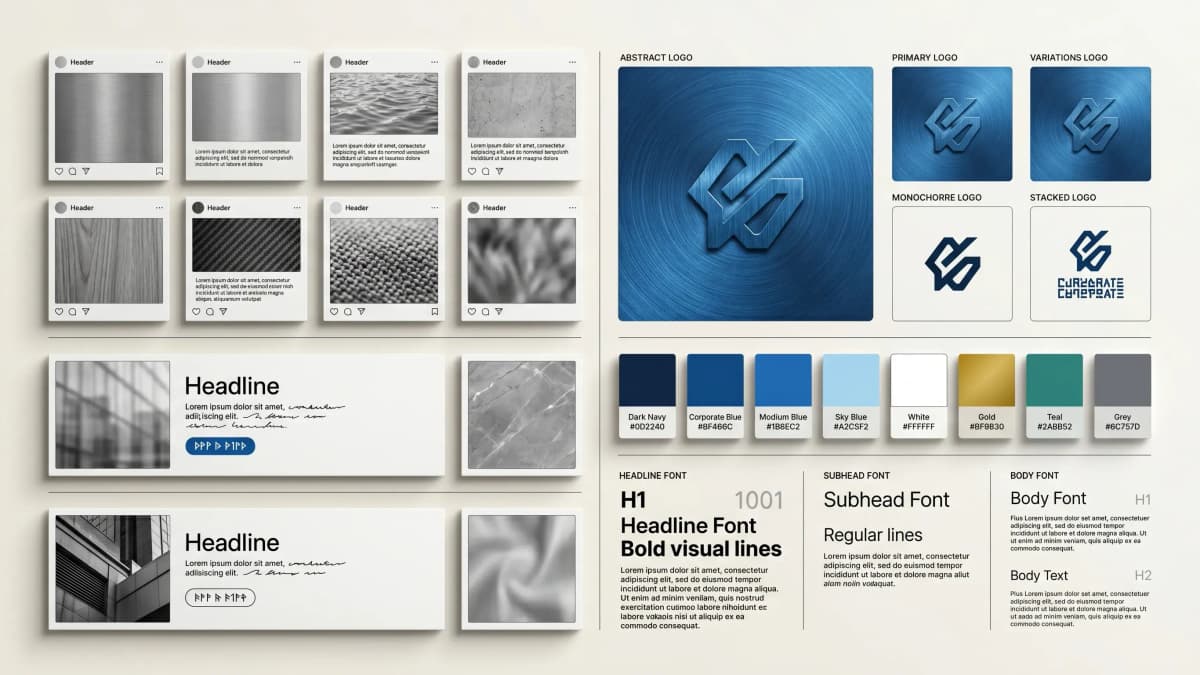 Corporate Graphic Design Assets