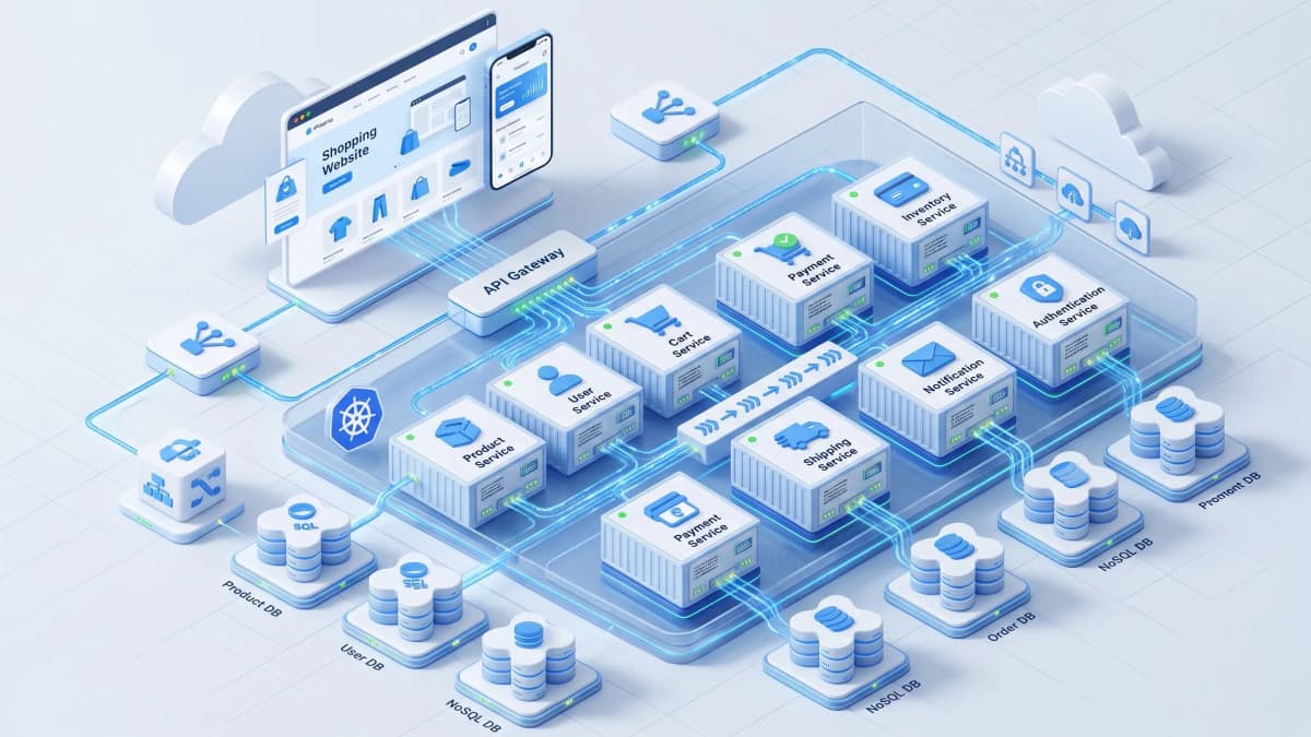 Distributed Microservices E-Commerce Platform