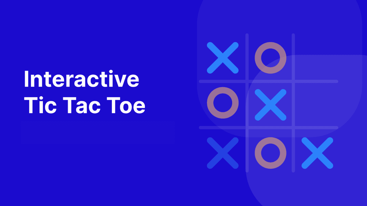 Interactive Tic-Tac-Toe Game