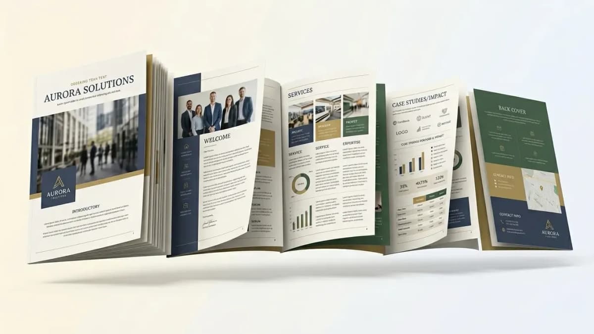 Multi-Page Brochure Layout