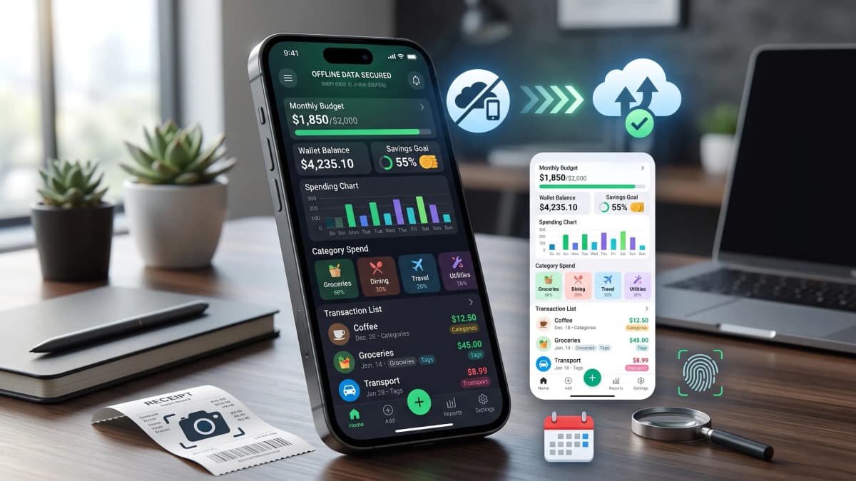 Offline-First Expense Tracker Mobile App