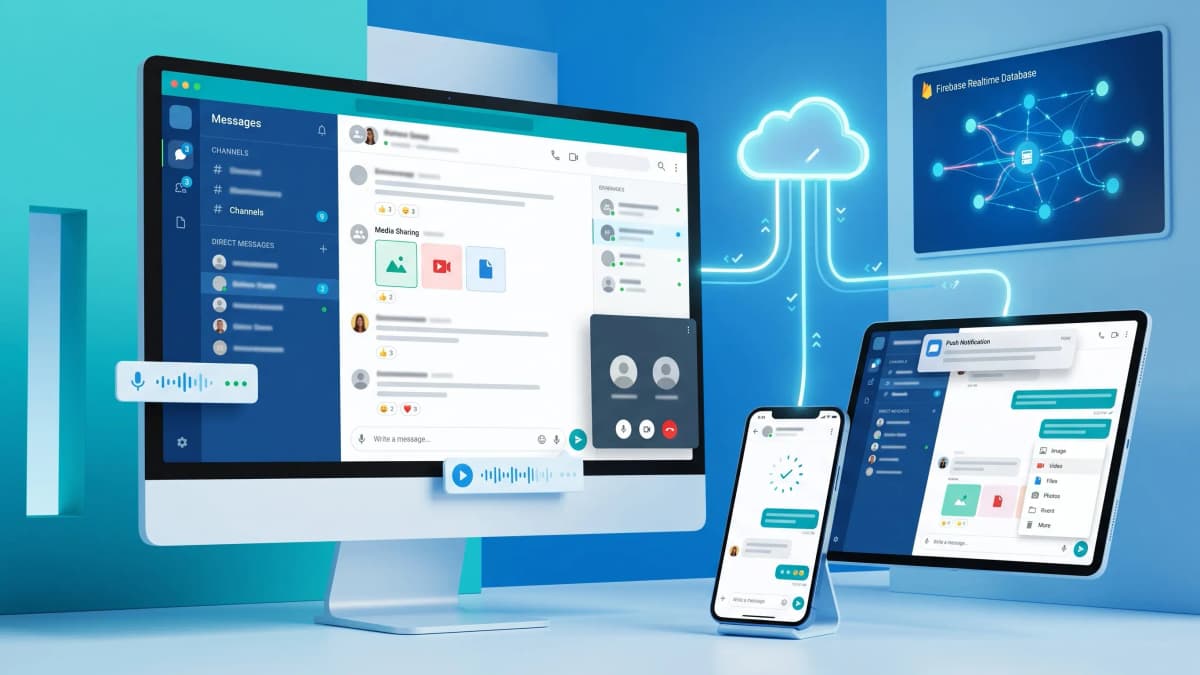 Enterprise Social Messaging Application (Firebase + Push Notifications)